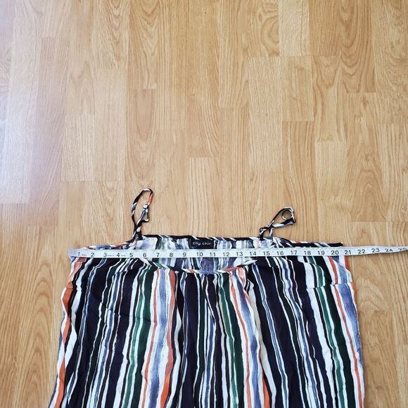 🌞 CITY CHIC 🌞 Jungle Stripe Maxi Sundress - [Size 16] - Picture 8 of 11